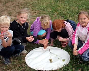 Kinder entdecken die Welt der Insekten